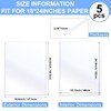 Sherr 5 Pcs 18 x 24 Inches Rigid Print Protectors