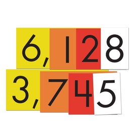 Essential Learning Products 4-Value Whole Numbers Place Cards Set