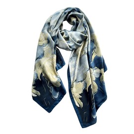 FONYVE Long Silk Like Scarf Lightweight Satin Scarves Large Sunscreen Shawl Wrap for Women