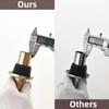 Heixutas Thickened Brass P Trap Set: 1-1/4 P Trap with