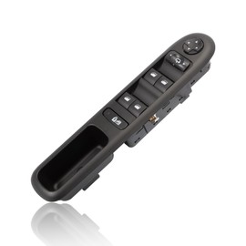 Konuooer Window Regulator Switch Car Electric (Front Left) 96650621ZD for Peug-eot 3008 5008 2009-2015 96650620ZD with Folding Function