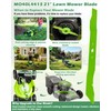 IWIWE 21 Inch Lawn Mower Blade, Replacement Blade Compatible with