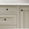 khtumeware 10 Pack Cabinet Knobs Black Kitchen Cabinet Knobs Round