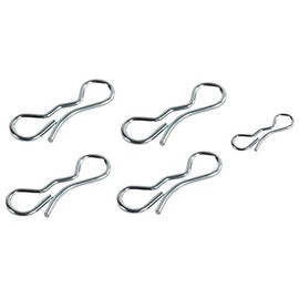 BYQQ Replace Deck Clip Set 4 194209 Bow Tie Lock Cotter Pins 1 194208 Bow Tie Lock Cotter Pin with Craftsman Poulan Husqvarna Compatible