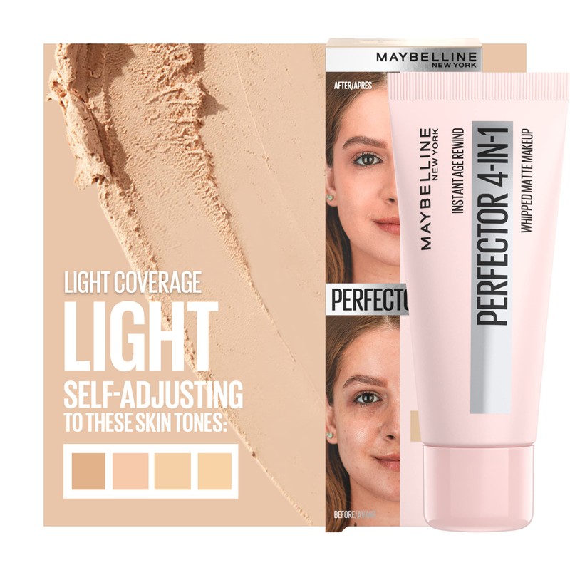 Maybelline Instant Age Rewind Instant Perfector 4-In-1 Matte Makeup, 01