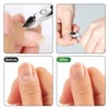 Cuticle Trimmer 3/4 Jaw Extremely Sharp Cuticle Nippers Scissors Stainless