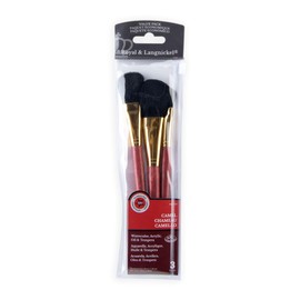 Royal and Langnickel Camel Hair Mop Brush Set (Pack of 3)