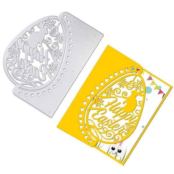 OOTSR Easter Cutting Dies for Card Making, Happy Easter Die