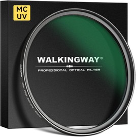 Walking Way 67MM MC UV Lens Protection Filter/Slim UV Lens Filter/HD Optical Glass Aluminum Alloy Made 28 Layer Nano-Coatings Camera Ultraviolet Filter/Water Repellent/Scratch Resistant