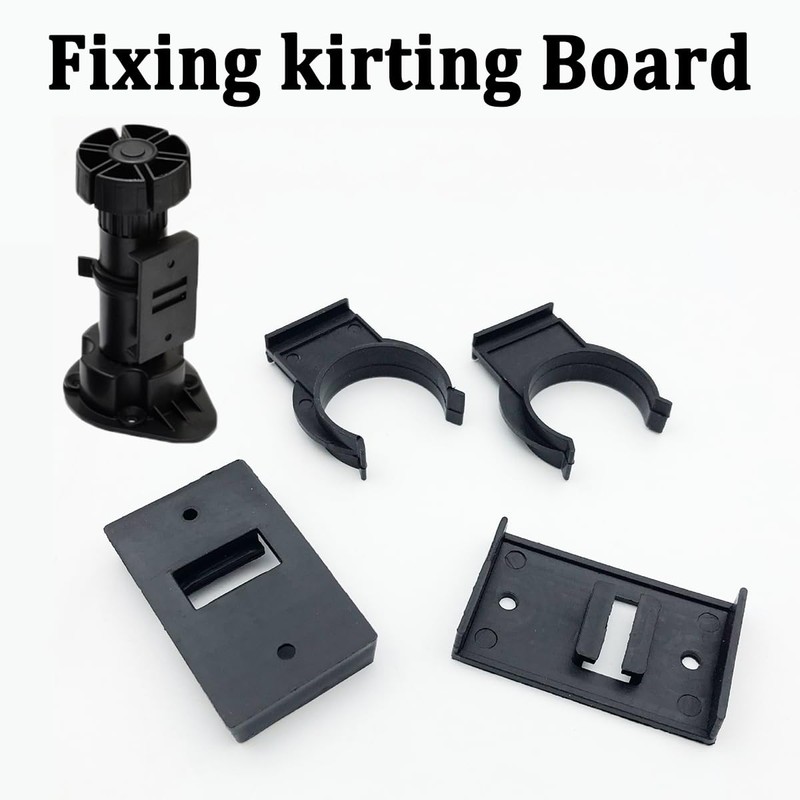 XXLKVSK 10 Sets Plinth Clips Plastic Bath Panel Clips Kitchen