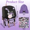Amazluck Cute Backpack, Kawaii Large Capacity School Bag, Cartoon Stylish