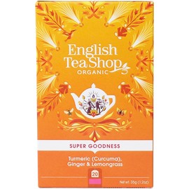English Tea Shop Organic Turmeric, Ginger & Lemongrass Teabags 20pk