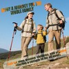 Walking Stick for Hiking, Adjustable Hiking Poles for Men, Women