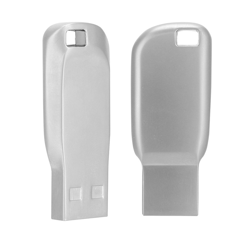 Flash Drive Metal Portable Uncovered 2.0 USB Thumb Memory Stick