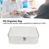 File Organizer Bag Fireproof Waterproof Multi Layer Document Organizer File