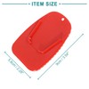 ACROPIX Universal Motorcycle Kickstand Support Plate Pad Red - Pack