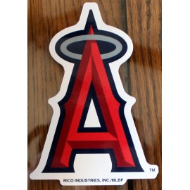 Rico Anaheim Angels Baseball Decal Die Cut Static Cling Lic Color Sticker Made in USA