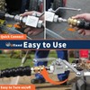 Ufixed 1/4" High Pressure Hydraulic Ball Valve - 7250 Psi,