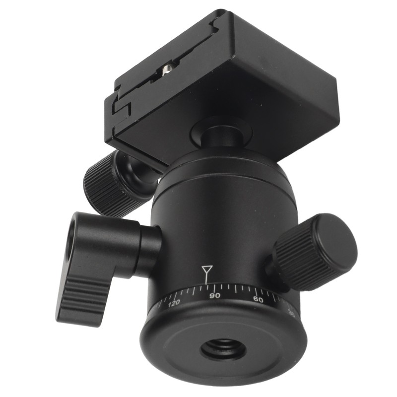 Panoramic Ball Head 360 Degree Rotating 3/8in Thread Metal Tripod