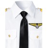 Yoroka Kids Pilot Costume Airline Captain Pilot Uniform With Accessories-110