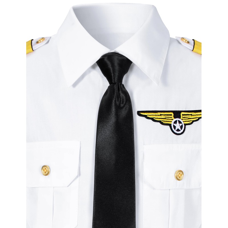 Yoroka Kids Pilot Costume Airline Captain Pilot Uniform With Accessories-110