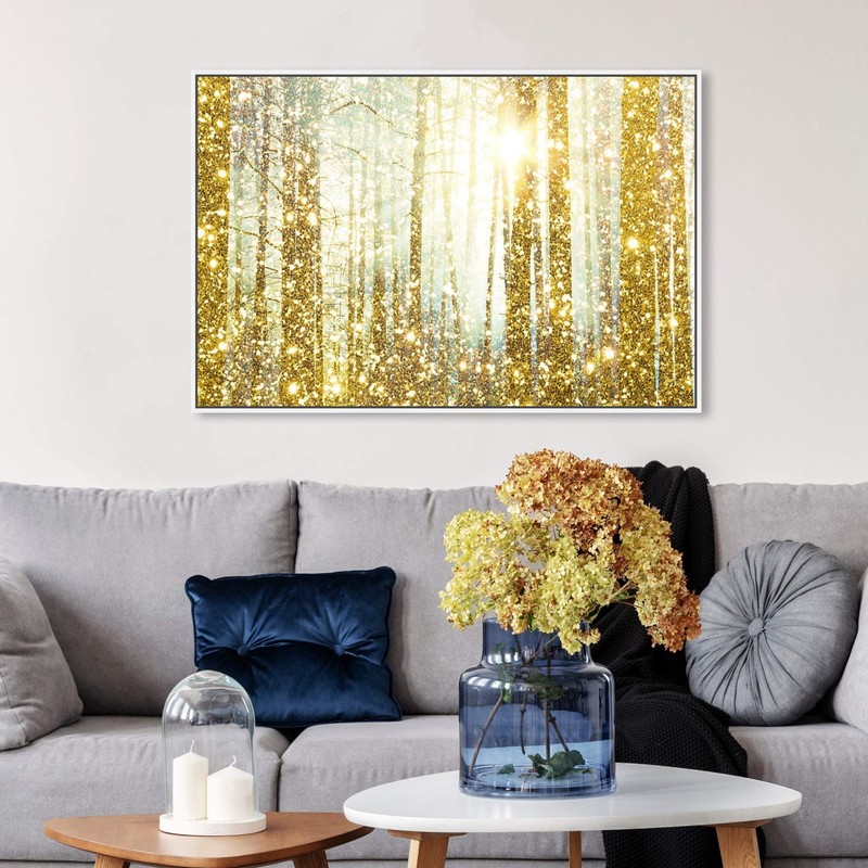 Nature and Landscape Framed Wall Art Canvas Prints 'Magical Forest'