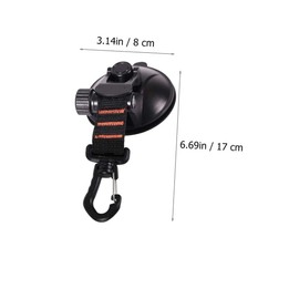 Mikinona 6Pcs Heavy Duty Suction Cup Anchor with Traceless Hooks for Camping Tarp Setup Car Awning and Outdoor Activities Reliable Wall Hanging for Travel and Home