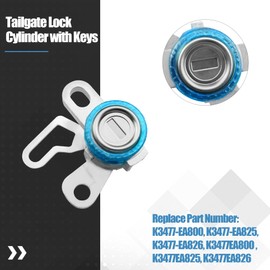 Tailgate Lock Cylinder with Keys Fit for Nissan Frontier 2005-2021 Replace K3477-EA800 K3477-EA825 K3477-EA826