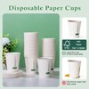 LITOPAK 200 Count 8 oz Disposable Paper Coffee Cup, White