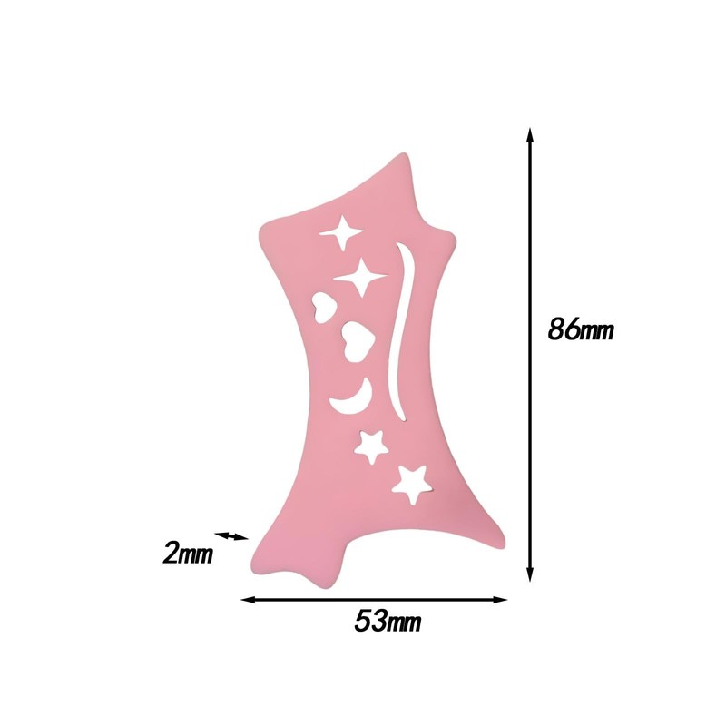 Harilla Eyeliner Stencil Eye Aid Tool Easy to Use for