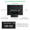 KWANWA Alarm Clock, Wall Clock, Digital Clock, 3" LED Digit