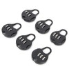 6pcs Digit Metal Padlocks, 3 Digit Password Portable Fixed Anti-Theft