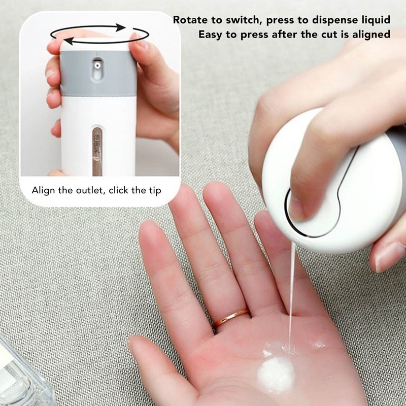 Shampoo Dispenser Bottle 4 in 1 Portable Practical Travel Bottle