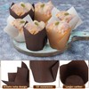 Yaomiao 600 Pcs Tulip Cupcake Liners Greaseproof Paper Tulip Muffin