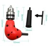 3/8" Right Angle Drill Attachment Chuck Key Adapter 90 Degrees