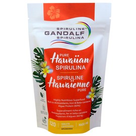 Gandalf Hawaiian Spirulina Tablets 1000mg, 60 Tablets