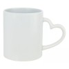 12 Pz Taza Blanca Asa Corazon 11oz Color Make Sublimar