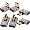 Togconn 8K DisplayPort 1.4 90 Degree Adapter 6 Pack, Right