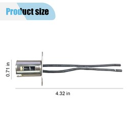 Car Light Bulb Socket, BAY15D Automotive Lamp Snap-in Socket Holder, Turn Signal Light Lamp Socket Adapter with Wire Connector, 1157 LED Bulb Socket Accessories for Cars, Trucks (2PCS)