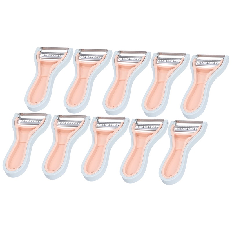 10Pcs 2 in 1 Kitchen Peeler Stainless Steel Potato Vegetable