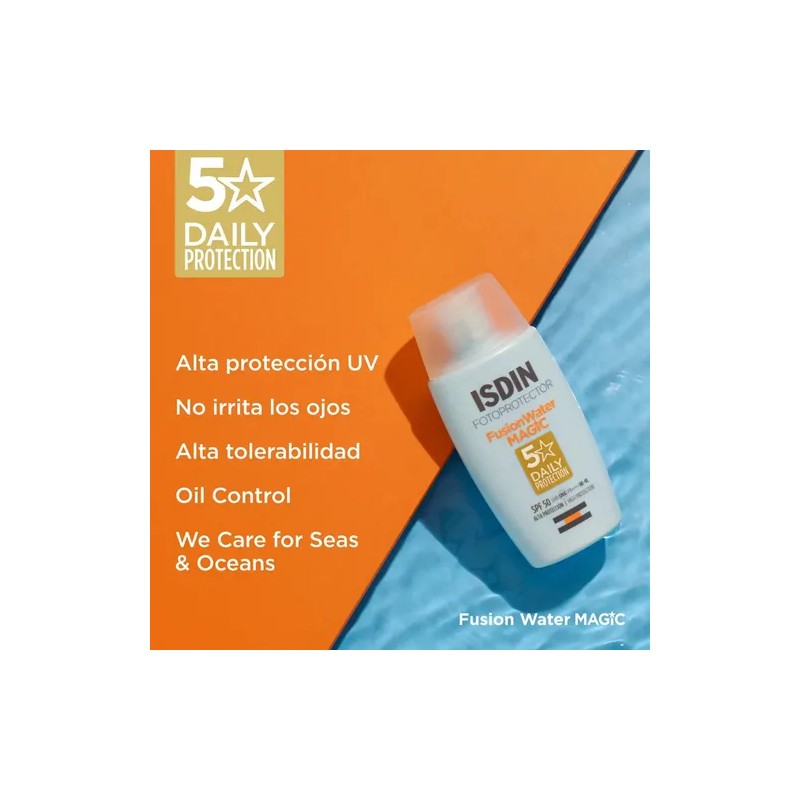 Isdin Fusion Water Solar Magic Cor Natural Protector Spf50 50ml