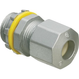 Arlington LPCG757Z Liquid Tight Connector, 3/4In, Silver