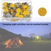 100Pcs Reflective Tacks Trail Marking Tacks Glow Reflective Mark Trail