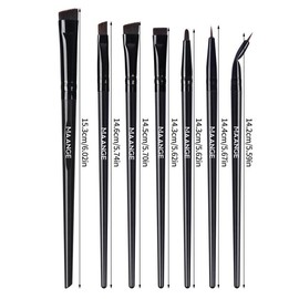MAANGE Professional Eye Makeup Brush Set, 7 Counts Brush for Eyebrow, Eyelash, Eyeliner, Concealer, Eyeshadow, Makeup Tools for Women & Girls, Makeup Set, Christmas Gift