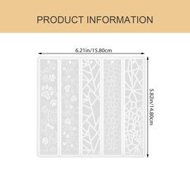 IWOWHERO Molde para marcadores para etiquetas de resina epoxi DIY etiqueta de DIY molde de silicona transparente para fundición de resina, marcadores de fundición, joyas, manualidades de estudiantes