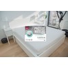 Abeil Waterproof Tencel PU Jersey Mattress Protector, White, 160 x