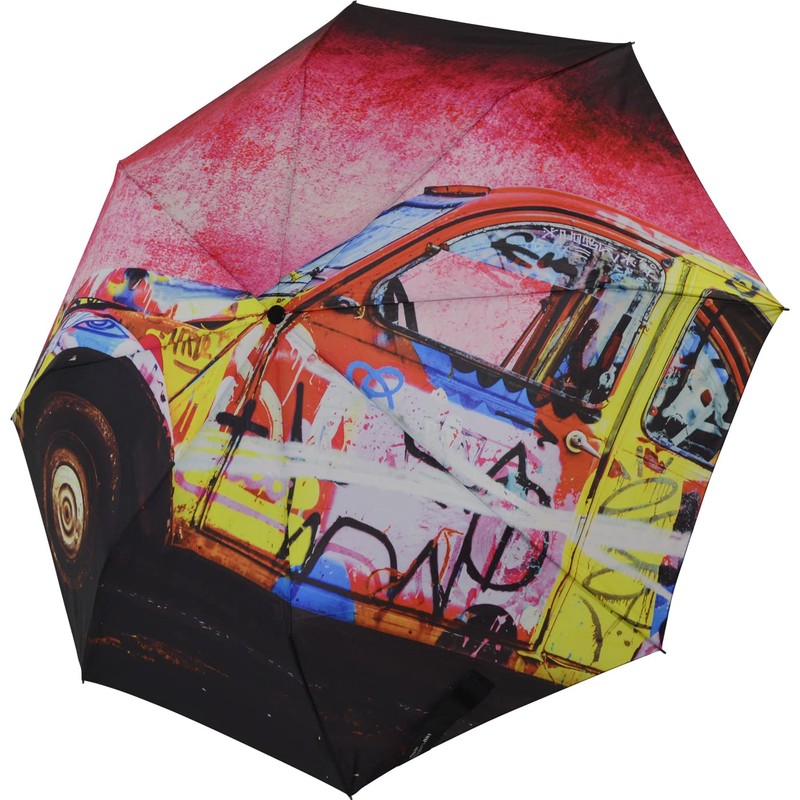 Doppler Modern Art Mini Pocket Umbrella with Hand Opener, multicoloured