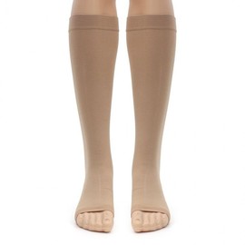 Open-Toe Calf Compression Band for Support and Comfort Stockings