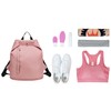 FAVORTALK Drawstring Backpack Dry-Wet Separation Drawstring Bags Waterproof Drawstring Gym