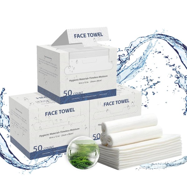 Face Towels, 10” x 12”, Thick Soft and Absorbent, Face